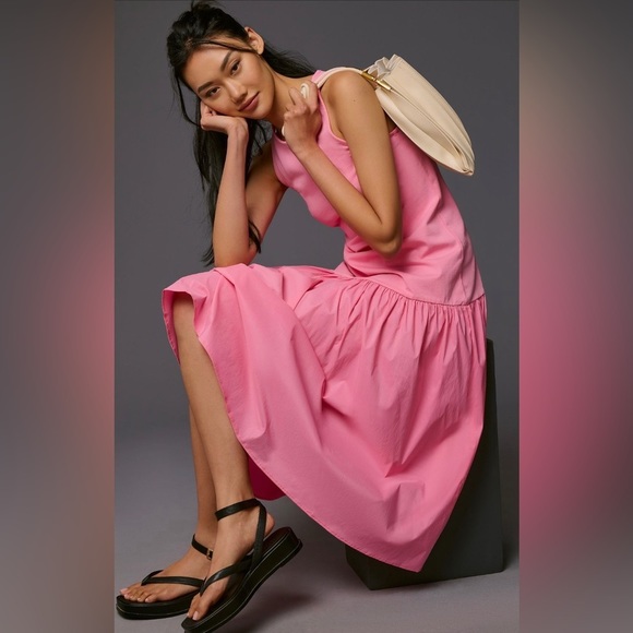 Anthropologie Dresses & Skirts - Anthropologie Pink Maxi Dress
